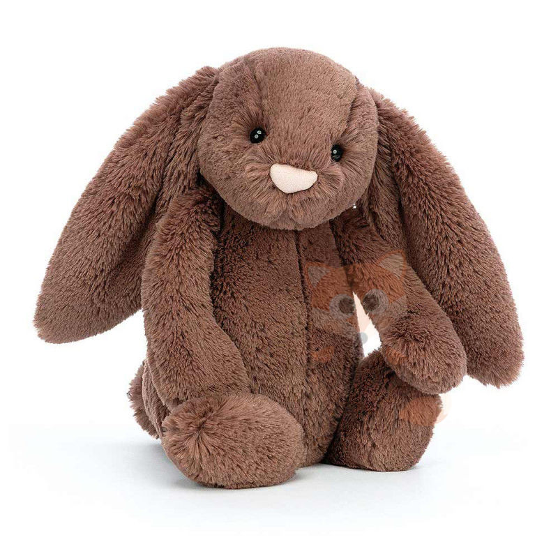  bashful plush rabbit dark brown 30 cm 